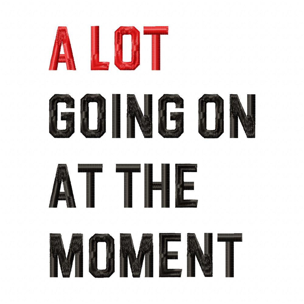 Taylor Swift Eras Tour - Fill Stitch - Set of 4 designs