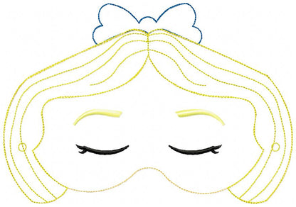 Princess Alice Mask - ITH Project - Machine Embroidery Design