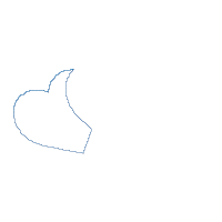 America Three Hearts - Applique - Machine Embroidery Design