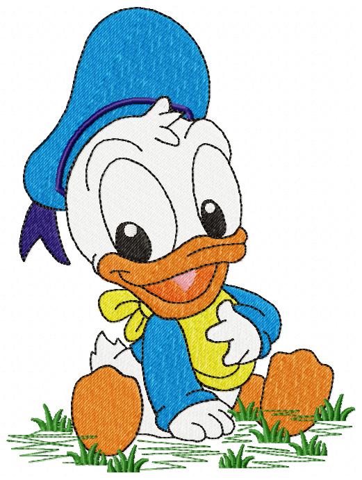 Baby Duck - Fill Stitch - Machine Embroidery Design