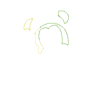 Baby Mouse Girl - Applique - Machine Embroidery Design