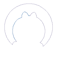 Baby Sloth Girl Frame - Applique - Machine Embroidery Design