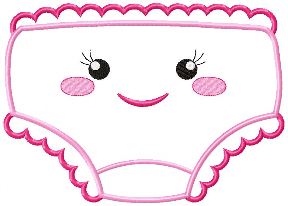 Sweet Baby Bloomers - Appliqué - Machine Embroidery Design