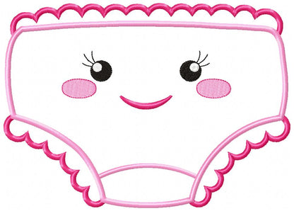 Sweet Baby Bloomers - Appliqué - Machine Embroidery Design