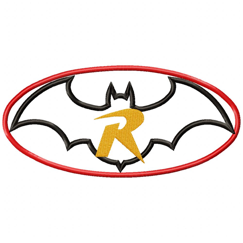 Batman & Robin - Applique Embroidery