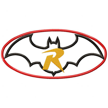 Batman & Robin - Applique Embroidery