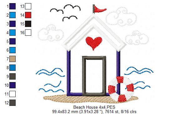 Beach House - Applique