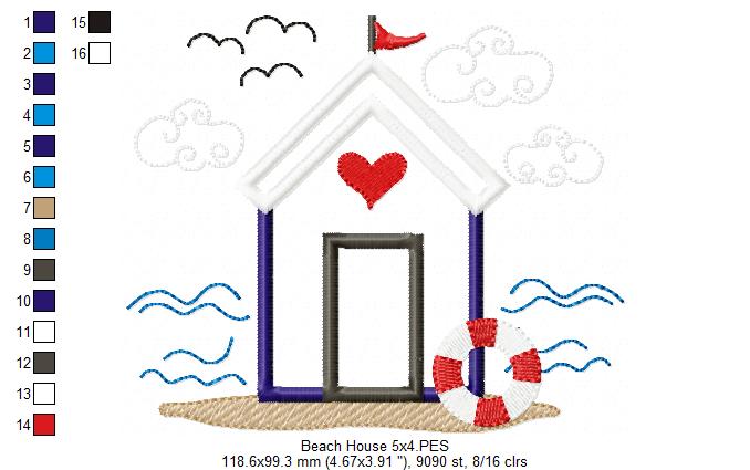 Beach House - Applique