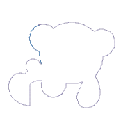 Baby Bear Boy with Feeding Bottle - Applique - Machine Embroidery Design