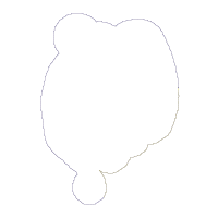 Christmas Bear Holding a Gift - ITH Project - Machine Embroidery Design