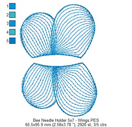 Cute Bee Pin Cushion - ITH Project - Machine Embroidery Design