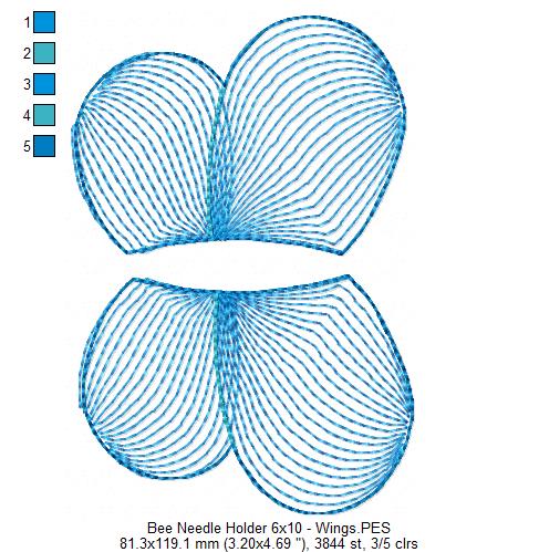 Cute Bee Pin Cushion - ITH Project - Machine Embroidery Design