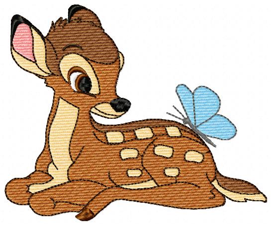 Little Deer - Fill Stitch - Machine Embroidery Design