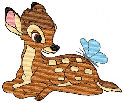 Little Deer - Fill Stitch - Machine Embroidery Design