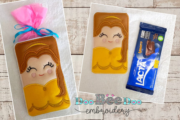 Belle Princess Candy Holder - ITH Project - Machine Embroidery Design
