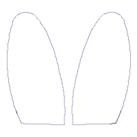 Cute Bunny boy and girl Candy Bag - Set of 2 Designs - ITH Project - Machine Embroidery Design