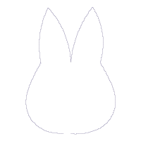 Cute Bunny Candy Bag   - ITH Project - Machine Embroidery Design