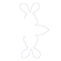 Cute Bunny Candy Bag - ITH Project - Machine Embroidery Design