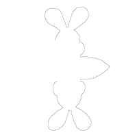 Cute Bunny Candy Bag - ITH Project - Machine Embroidery Design