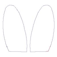 Cute Bunny boy and girl Candy Bag - Set of 2 Designs - ITH Project - Machine Embroidery Design