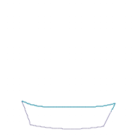 Cute Bunny inside the basket - Applique