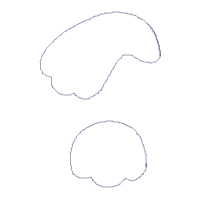 Bunny in the window Door Ornament - ITH Project - Machine Embroidery Design