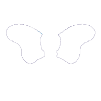 Butterfly Skull - Applique - Machine Embroidery Design