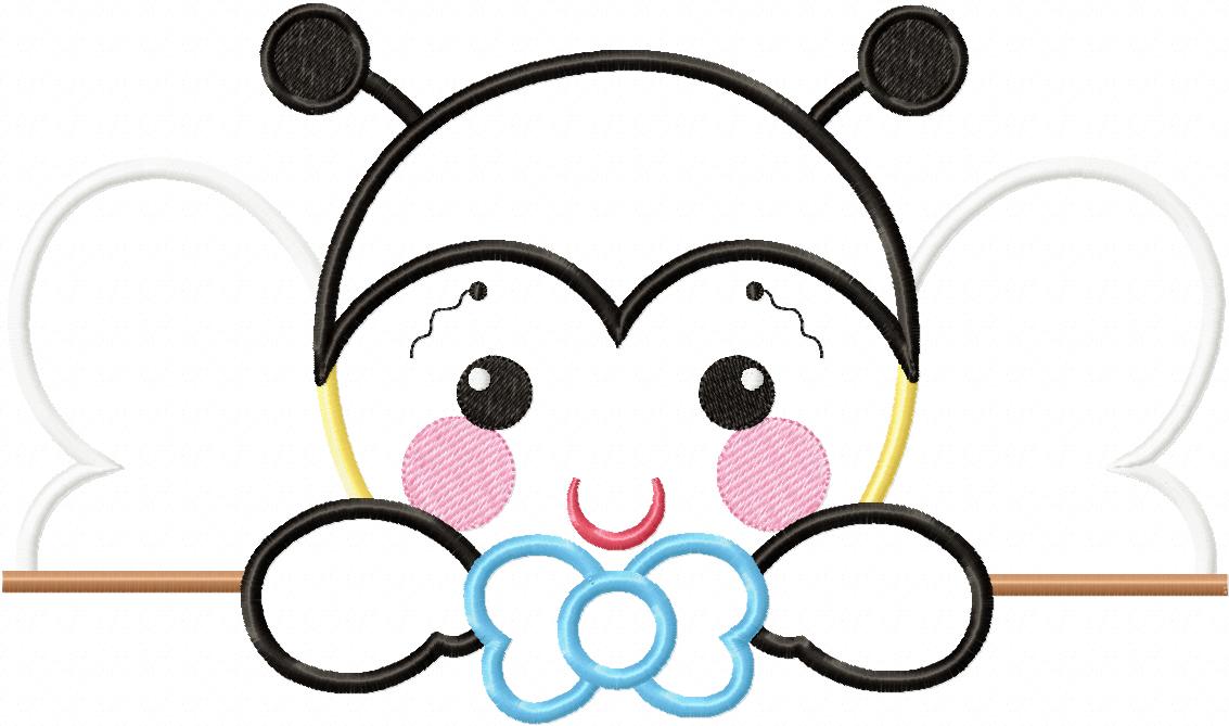 Sweet Peekaboo Butterfly Set – Appliqué – Machine Embroidery Design