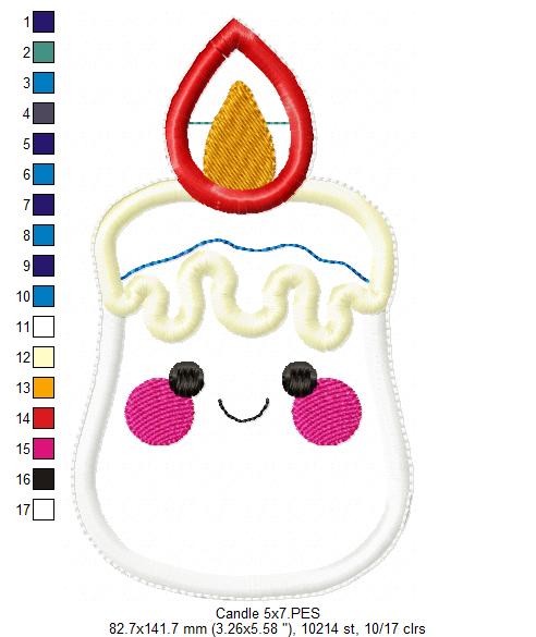Cute Tree Ornaments Set - ITH Project - Machine Embroidery Design