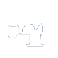 Cat Sleeping on a Sewing Machine - Applique - Machine Embroidery Design