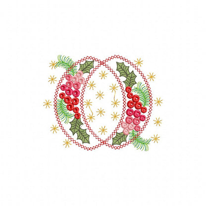 Christmas Ornaments - Fill Stitch Embroidery