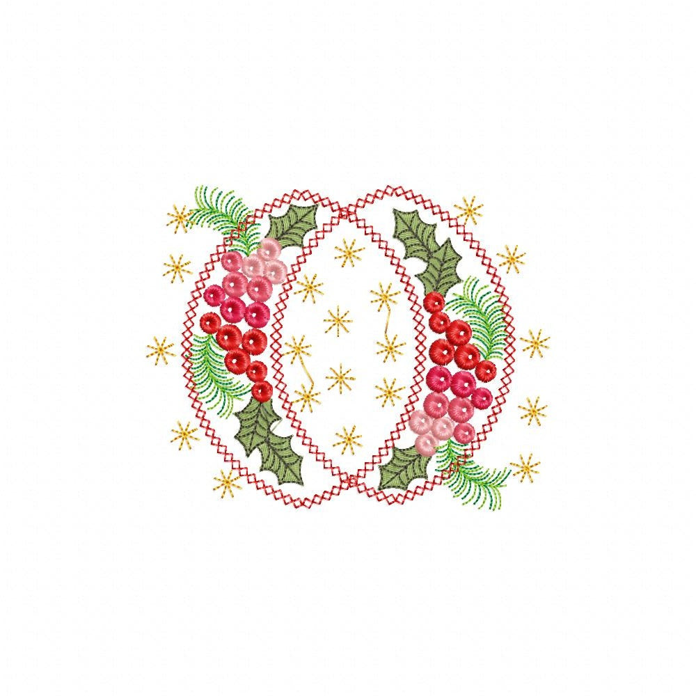 Christmas Ornaments - Fill Stitch Embroidery