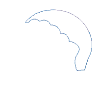 Christmas Teddy Bear Face - Applique - Machine Embroidery Design