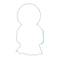 Christmas Penguins Vase Ornament Set - ITH Project - Machine Embroidery Design