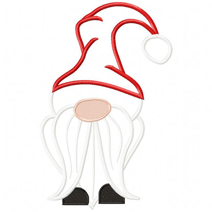 Merry Christmas Gnomes - Applique - Machine Embroidery Design