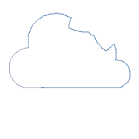 Cloud Girl - Applique - Machine Embroidery Design