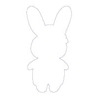 Country Bunnies Set of 2 designs - ITH Project - Machine Embroidery Design