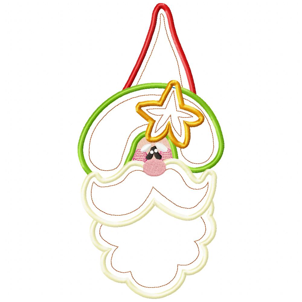 Country Santa Claus - Applique
