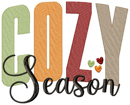 🍁 Fall Vibes Quote Set – Sketch Stitch – Machine Embroidery Design