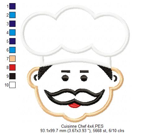 Cuisine Chef - Applique