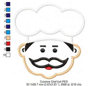 Cuisine Chef - Applique