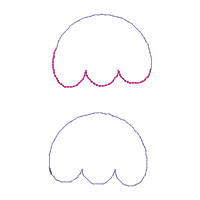 Cute Bunny in the Pocket Ornament - ITH Project - Machine Embroidery Design