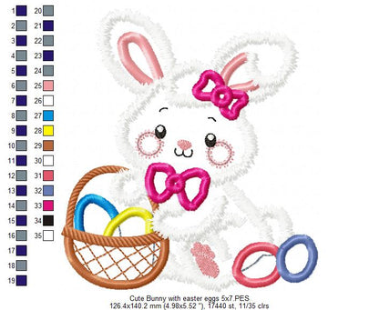Cute Bunny - Applique