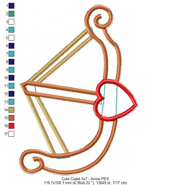 Cute Cupid - ITH Project - Machine Embroidery Design