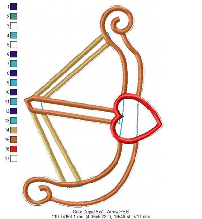 Cute Cupid - ITH Project - Machine Embroidery Design