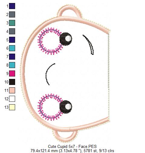 Cute Cupid - ITH Project - Machine Embroidery Design