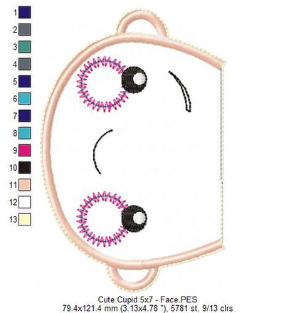 Cute Cupid - ITH Project - Machine Embroidery Design