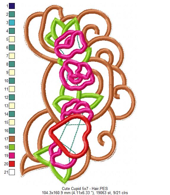 Cute Cupid - ITH Project - Machine Embroidery Design