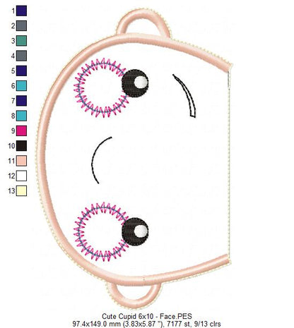 Cute Cupid - ITH Project - Machine Embroidery Design