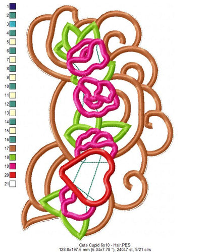 Cute Cupid - ITH Project - Machine Embroidery Design